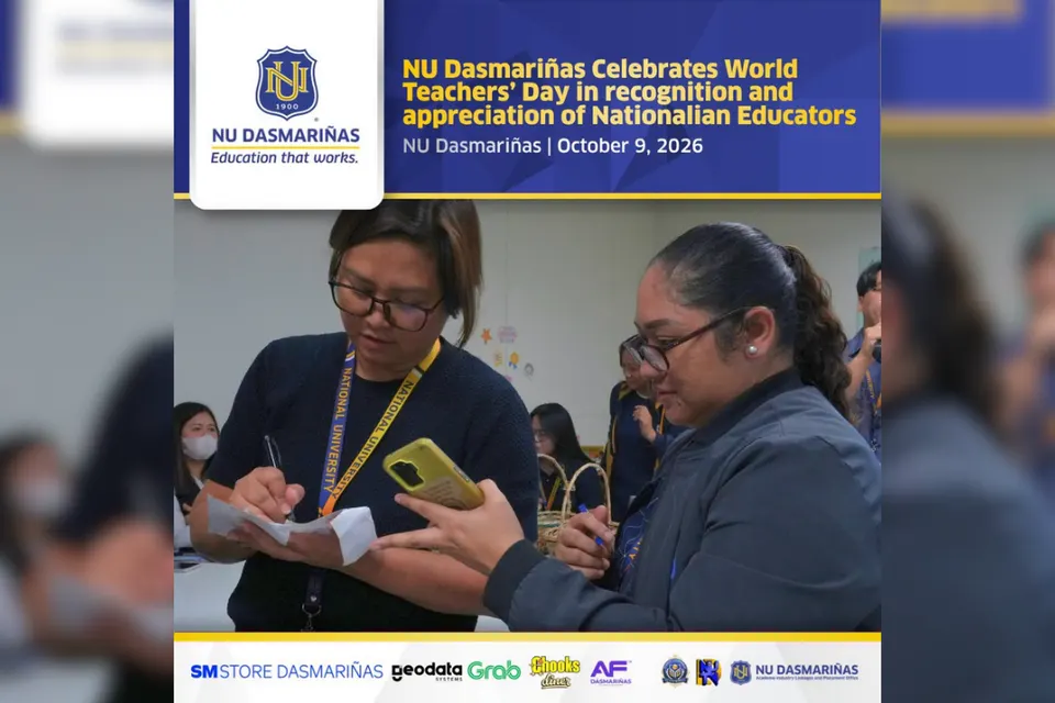 Faculty Member joining the activity in Teachers' Day Celebration