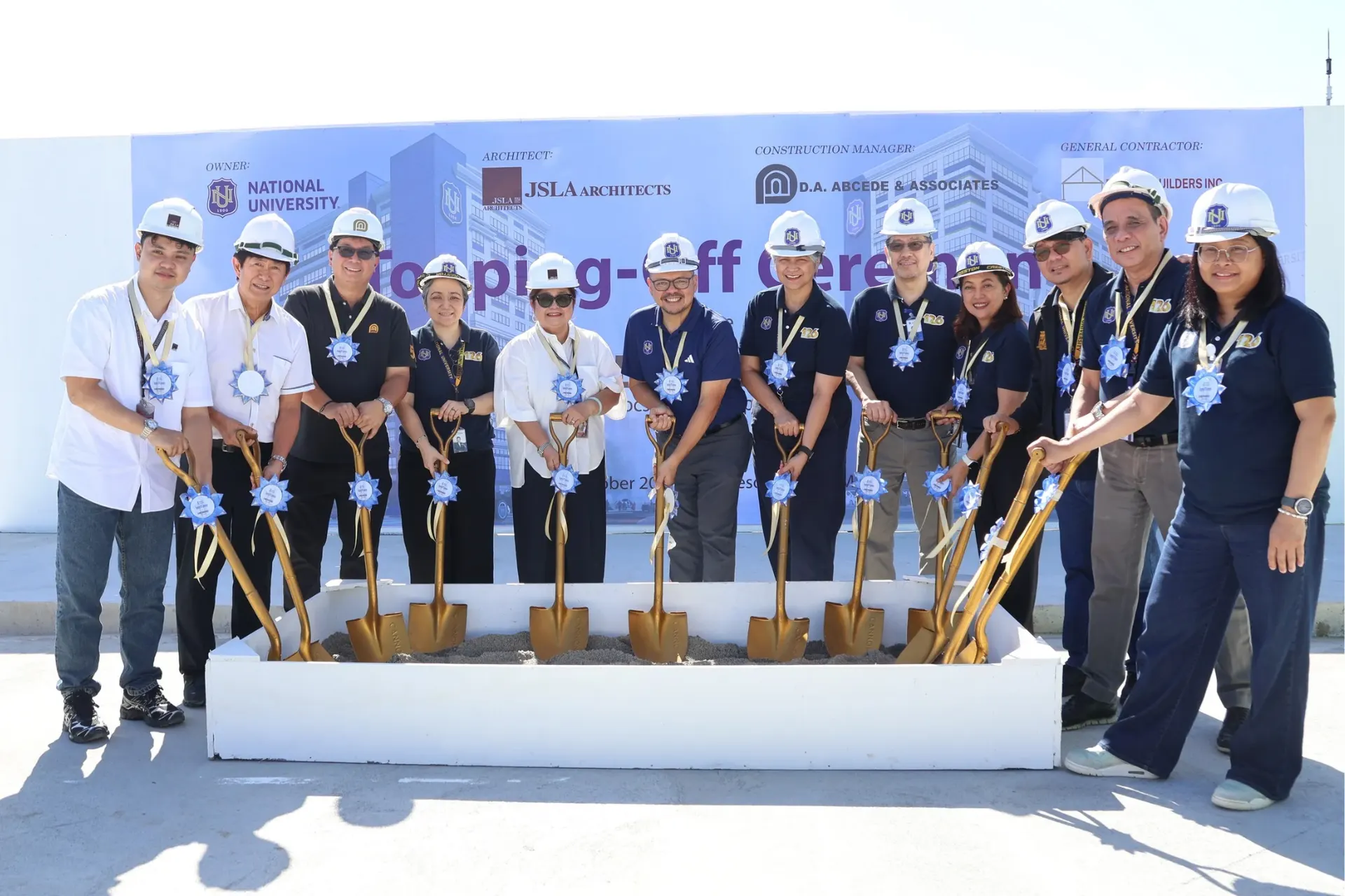 Topping off ceremony